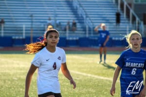 Avi Arroyo (Columbus) walks across the field.